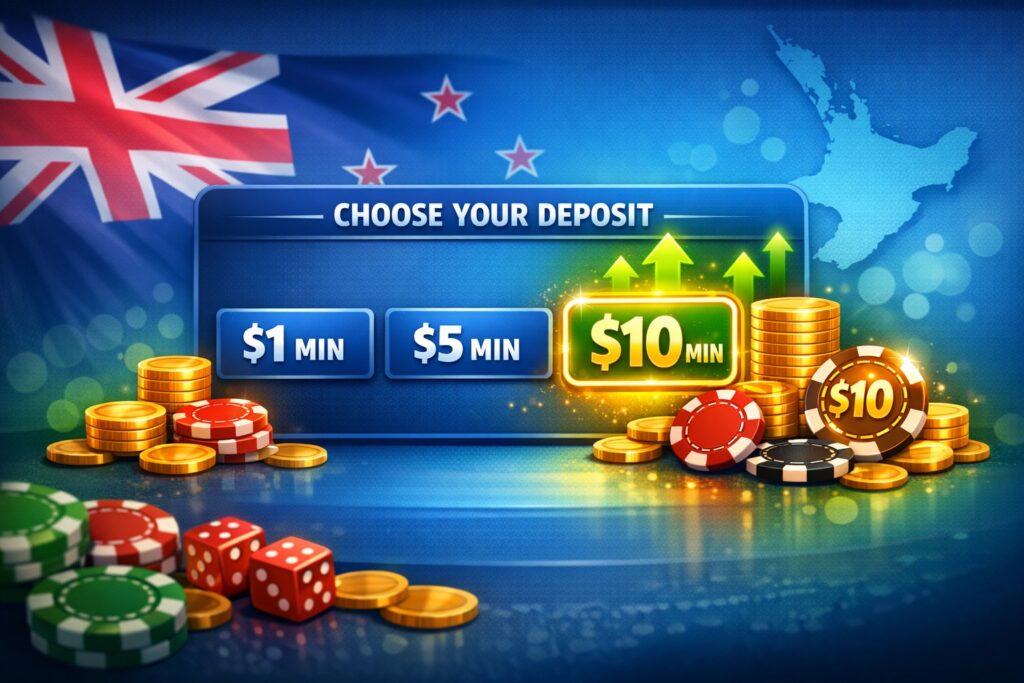 A $10 minimum deposit gives players more value than $1 or $5 casinos.